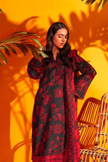 Alkaram SEC-11-24 Black Rang E Bahar Collection Online Shopping